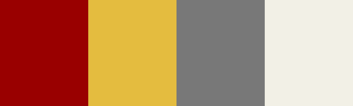 Four-color swatch preview for 365 Cultural Color Palettes #021, Cusco, Peru: Dye Red, Maize Yellow, Inca Stone, Alpaca White.