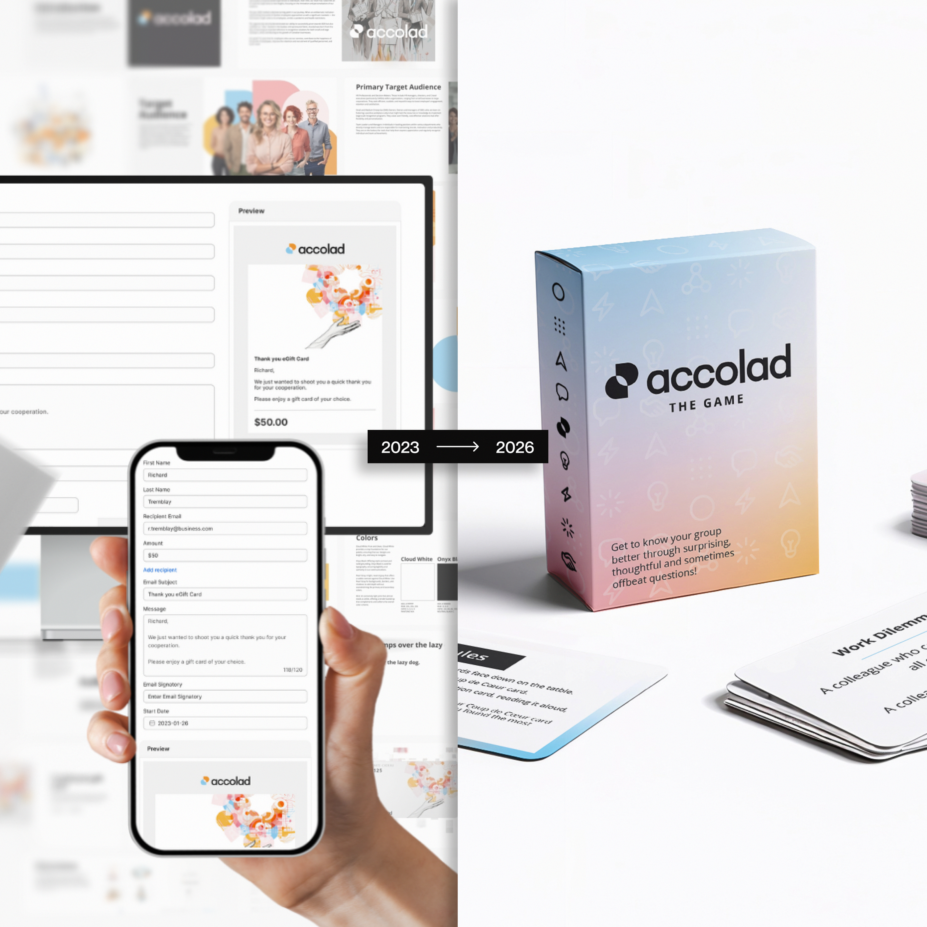 Accolad brand design project image