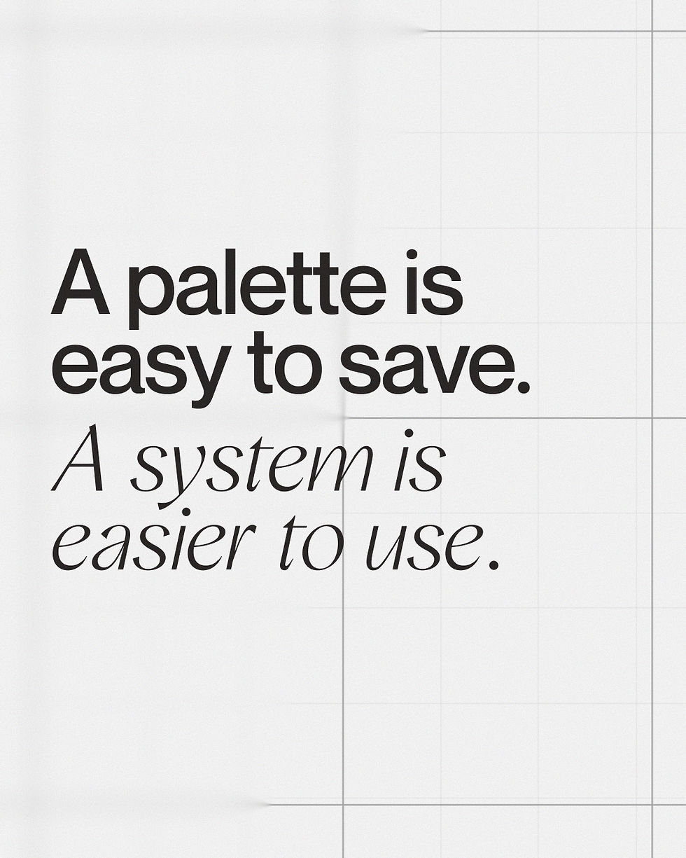 Color system resource explaining why premium brand colors need hierarchy, roles, and application rules beyond a visual palette.