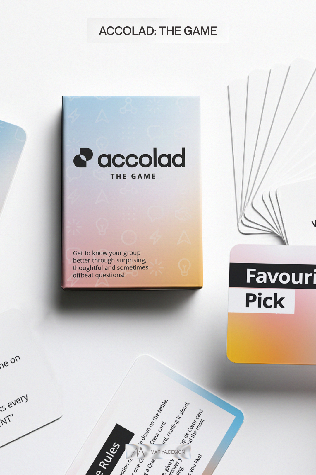 Accolad The Game conversation-card product