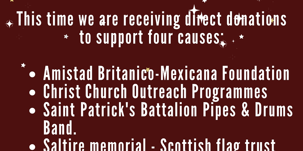 Burns Night -Donation to our Charities.