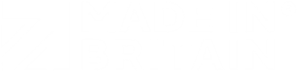 made in britain logo white