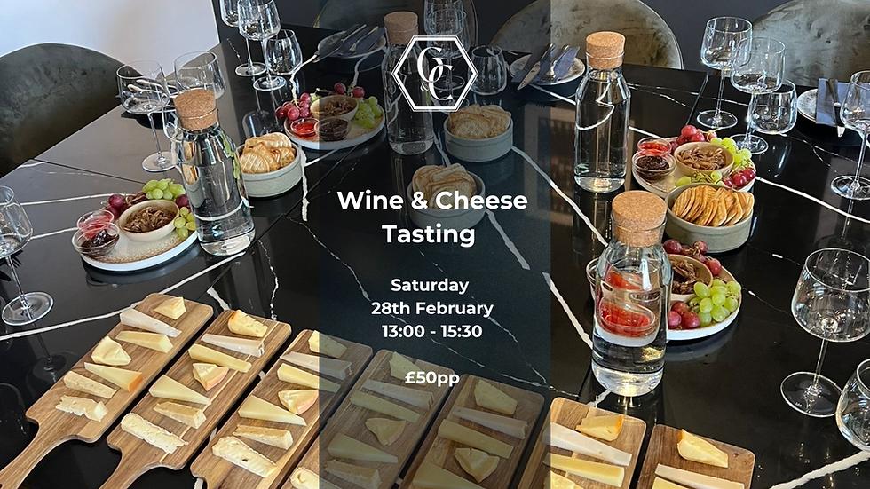 Wine and Cheese Tasting | 28th February | £50pp