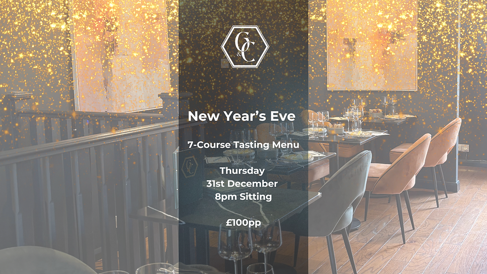 New Years Eve 7-Course Tasting Menu | 8pm Sitting | £100pp