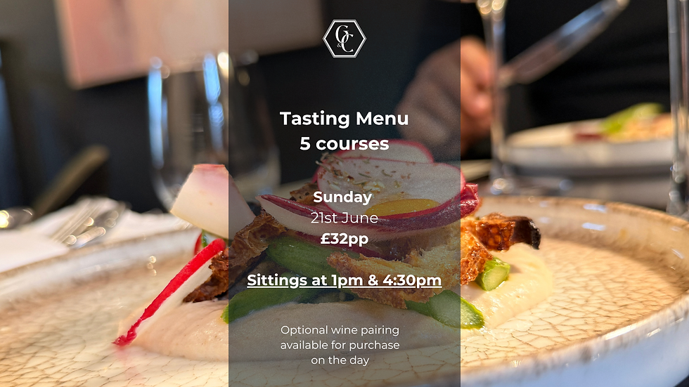Mid-Spring Tasting Menu | Sunday 21st June | £32pp