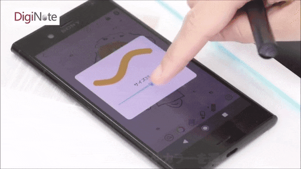 アプリ操作は直感的.gif