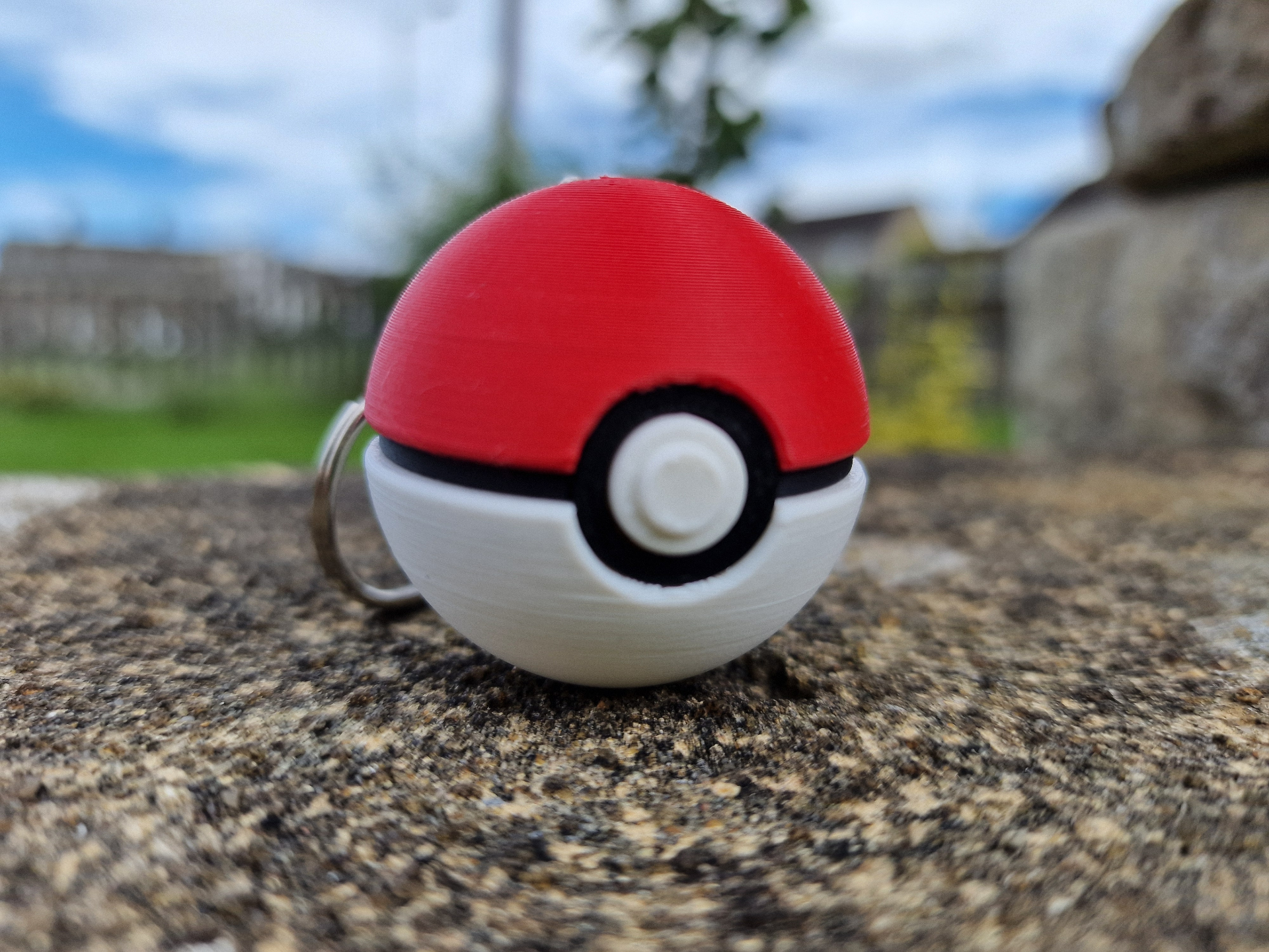 Poke ball clicker keychain - Set of 2