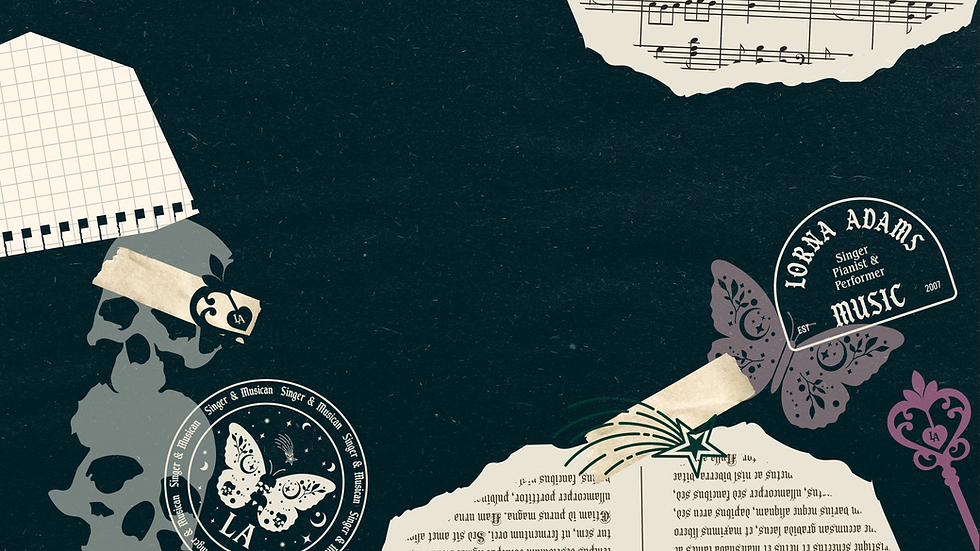 Lorna Adams Music Scrapbook Background