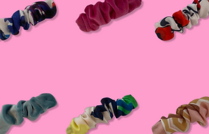 Scrunchie barrettes