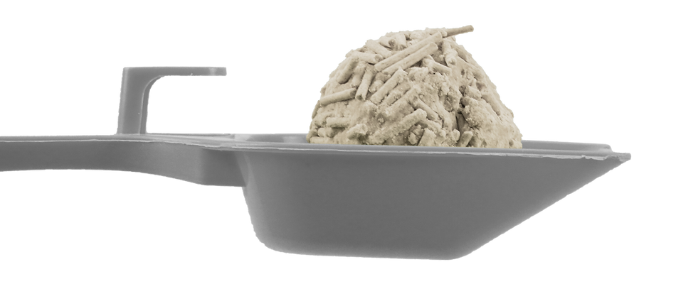 Catwalk Soybean Cat Litter. Easy to scoop