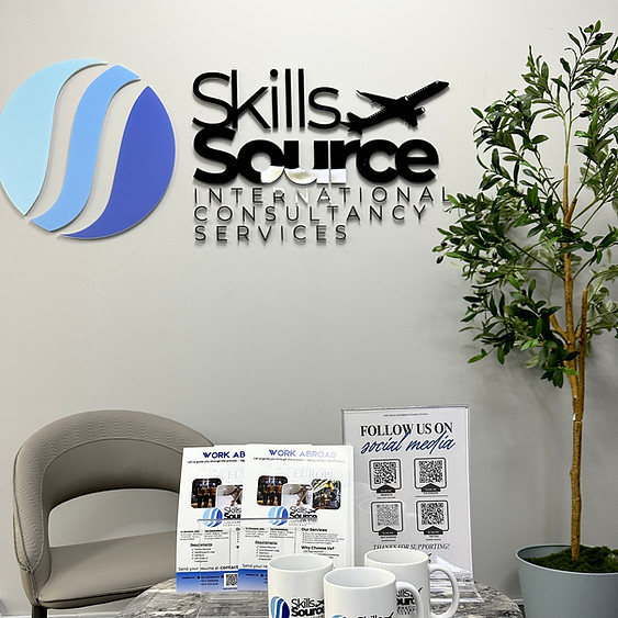 Office lobby of Skills Source International Consultancy Services