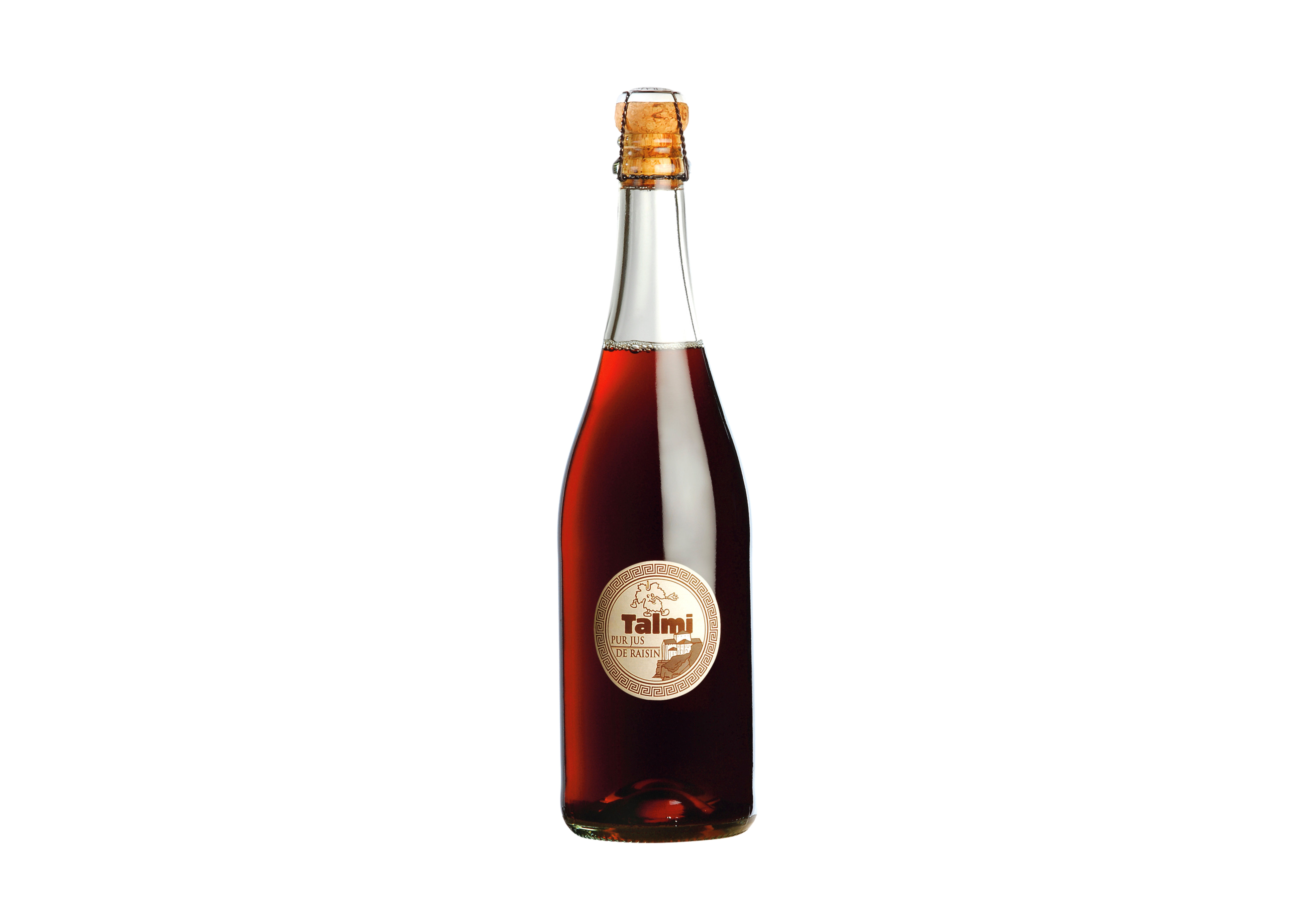 "Talmi" Jus de Raisin Gazéifié Rouge (sans alcool) 75cl
