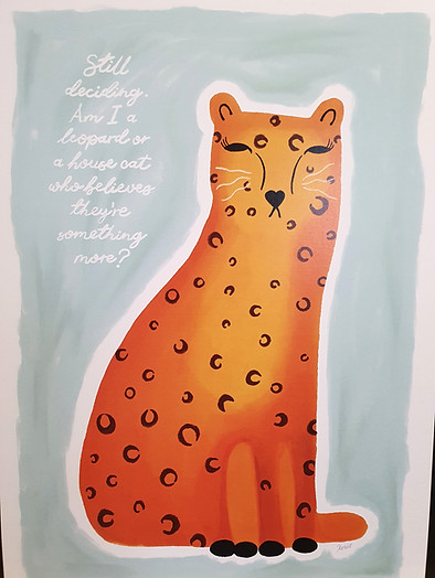 Tania Purdy - Green and Golden Leopard.jpg