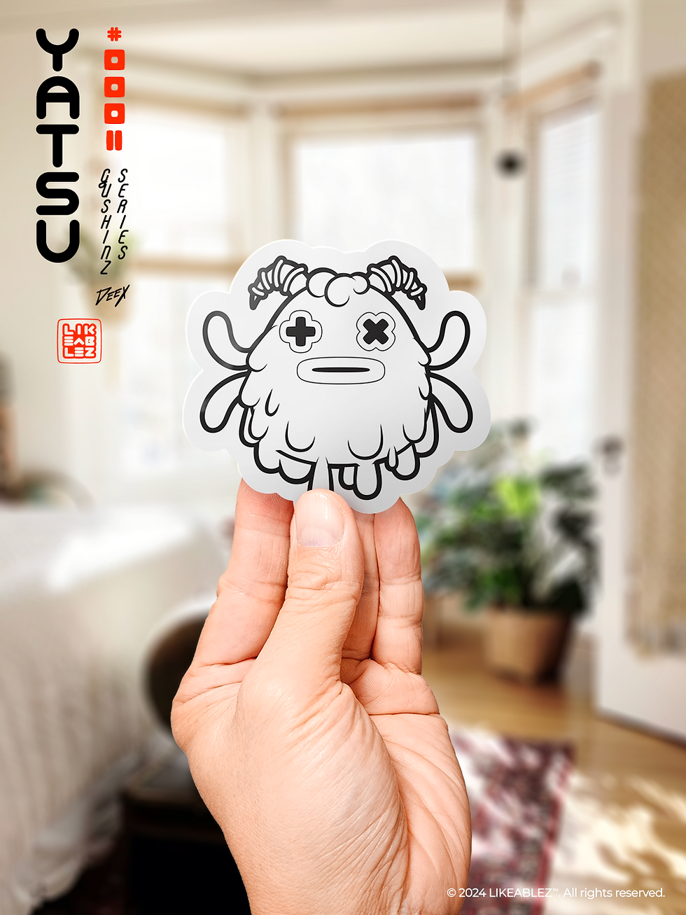 Thumbnail: Yastu Vinyl Sticker | Gushinz Series