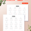 Thumbnail: 2026 Printable Calendar (Letter | Horizontal ) - Grace