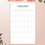 Thumbnail: 2026 Printable Calendar (Legal | Vertical) - Roberto