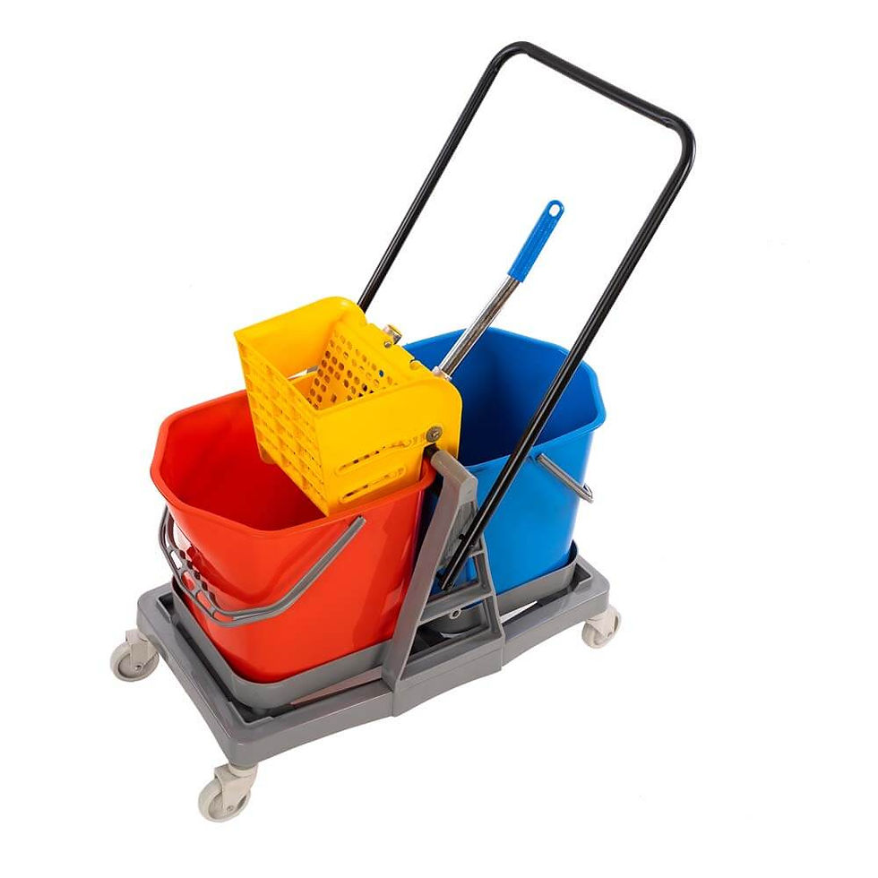 Thumbnail: Double bucket Mop trolley