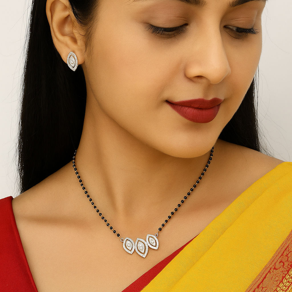 Silver Mangalsutra - 0001