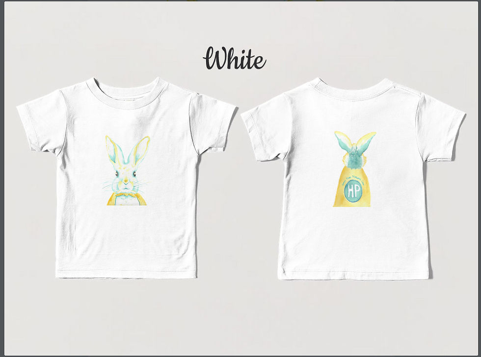 Thumbnail: Toddler and Infant Hero's Path Bunny T-shirt and Onesies - Unisex Sizes
