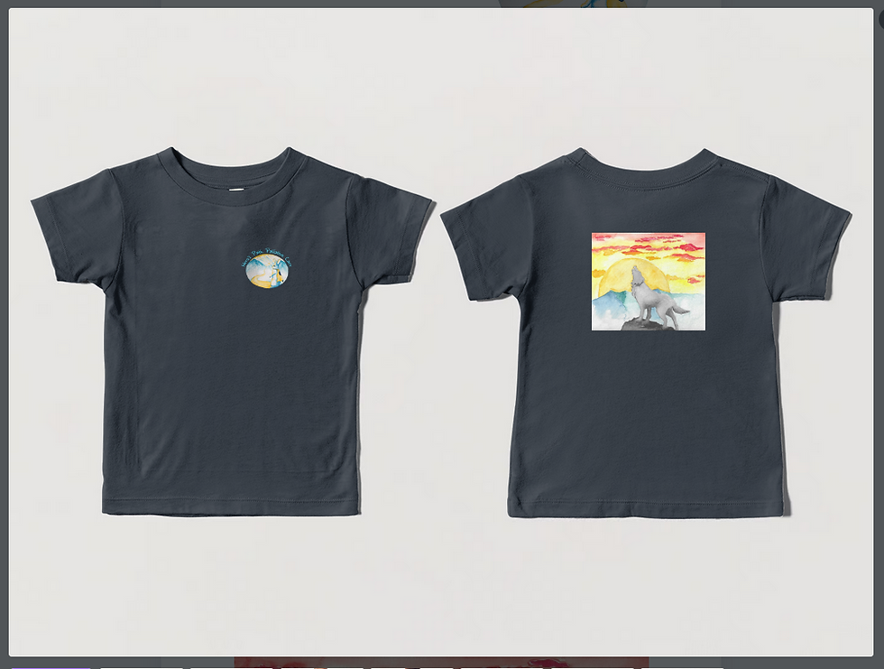 Thumbnail: Toddler and Infant Hero's Path Lobo/Wolf T-shirt and Onesies - Uni