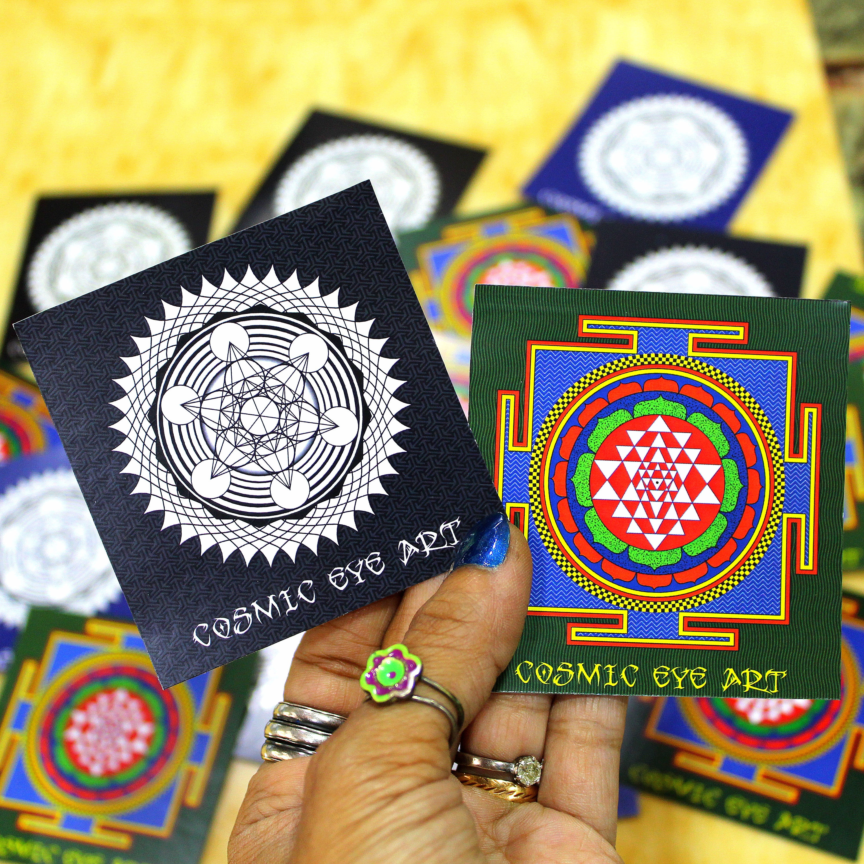 Sacred Geometry Healing Art Stickers- Free with Other purchaes.