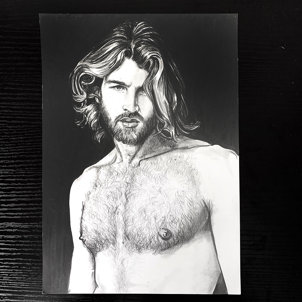 Conner A4 Original Signed Drawing 8.27" x 11.69" 200 gsm B