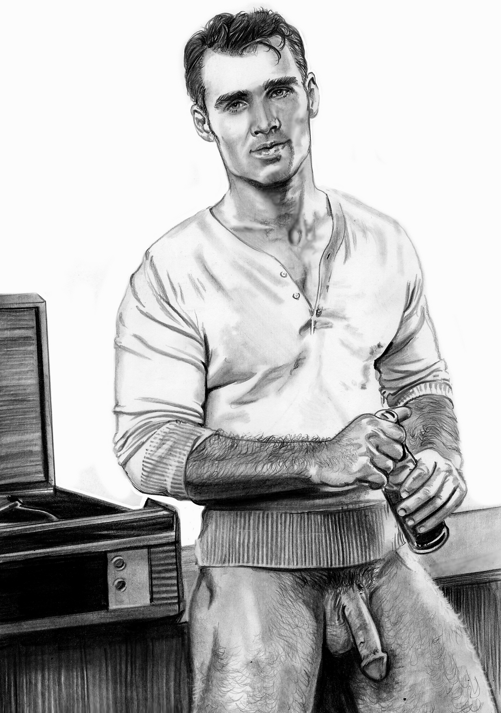 Put a Record On - Various sizes available on Giclee Hahnem German E