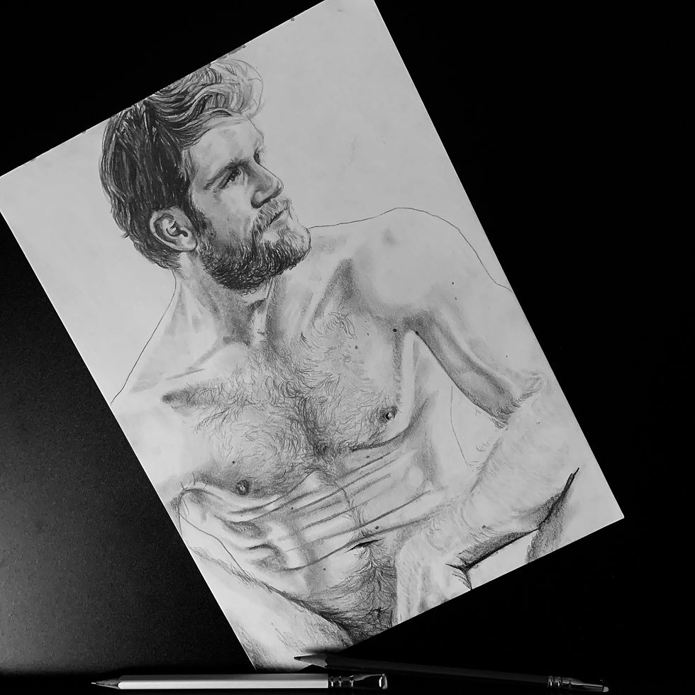 Colby III  A4 Original Signed Drawing 8.27" x 11.69" 200 gsm Bristol Pap
