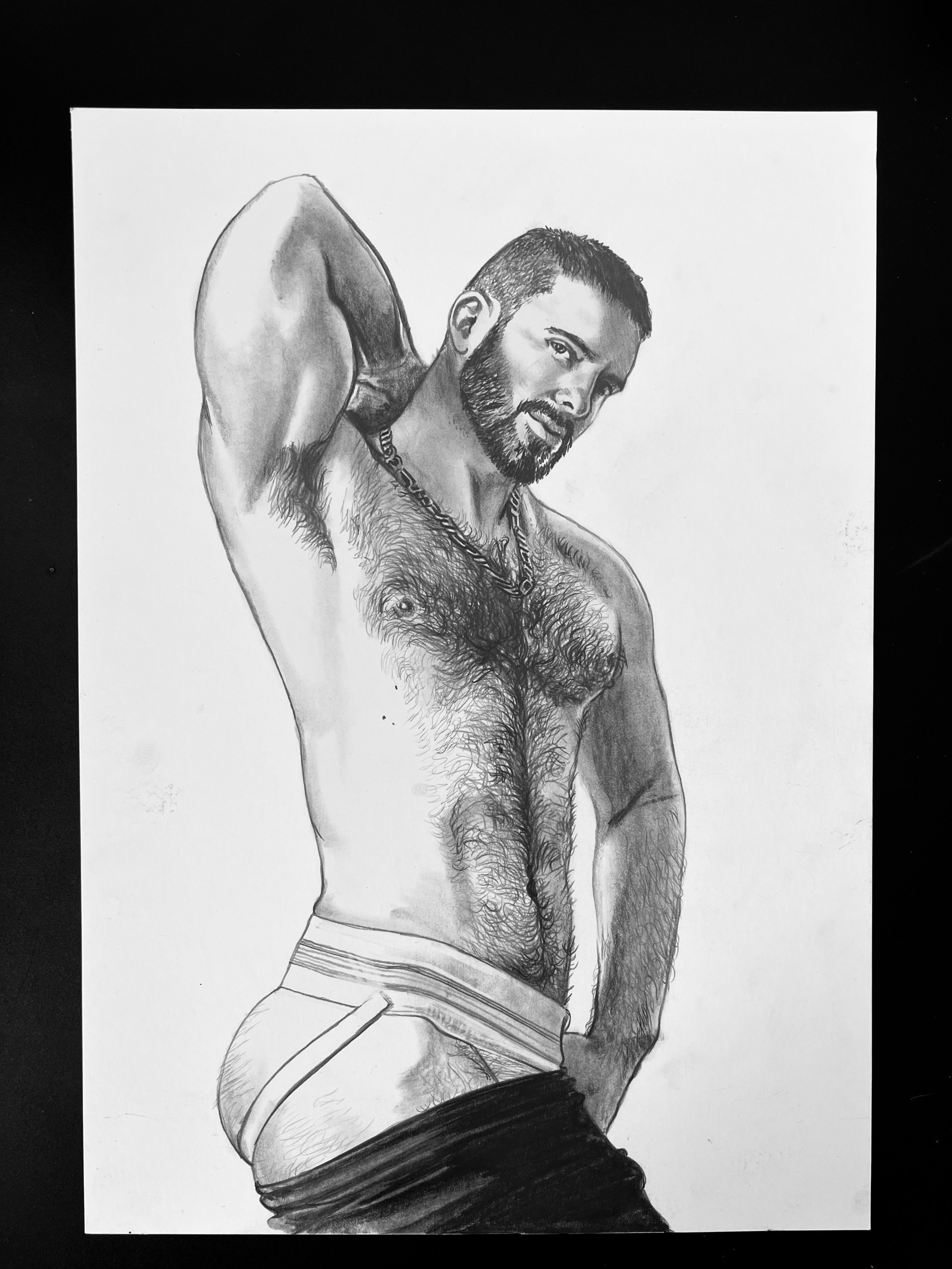 Michael, A4 Original Signed Drawing 8.27" x 11.69" 200gsm