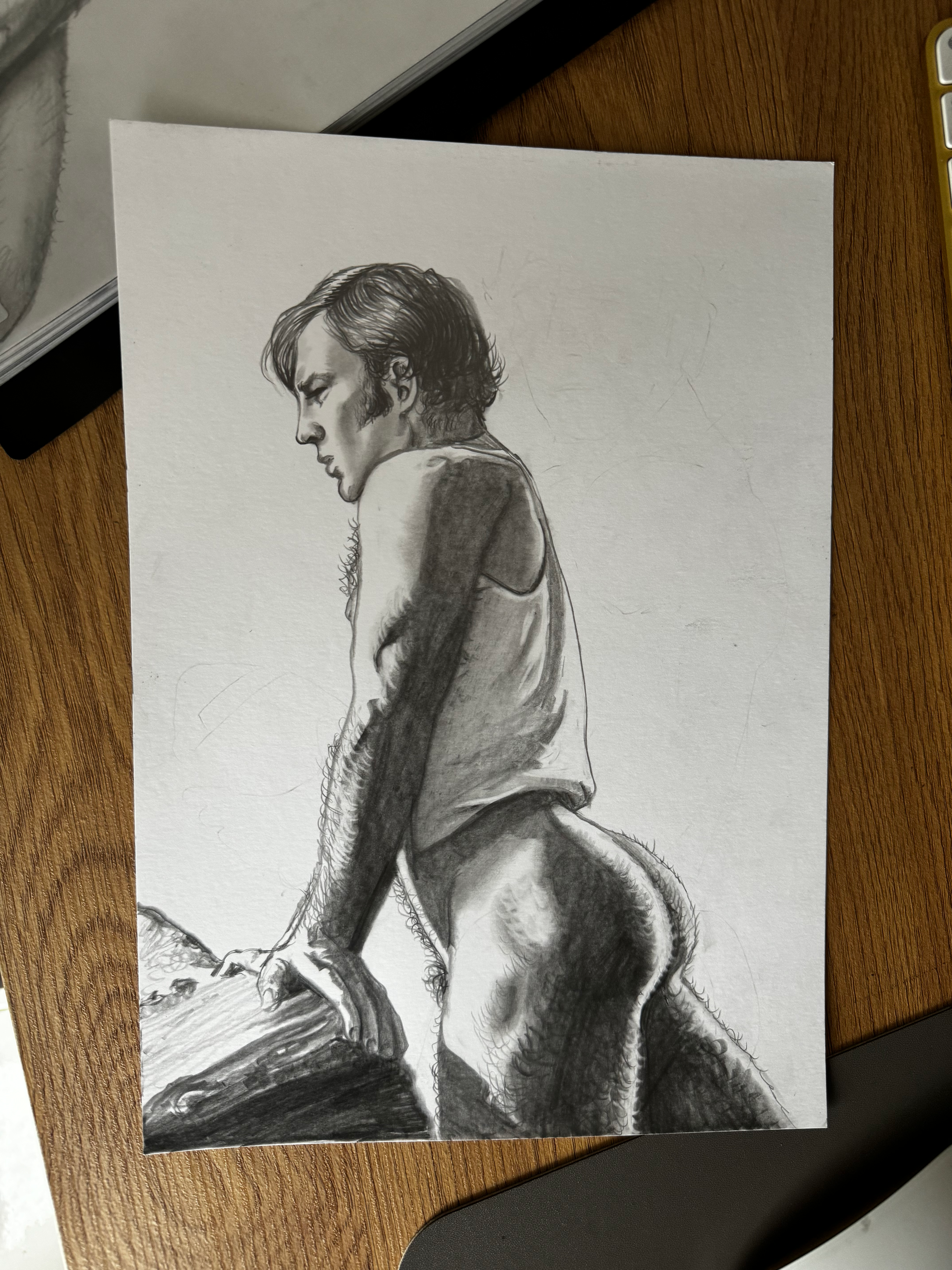 Guy, Original Signed Drawing 8.27" x 11.69" 200gsm