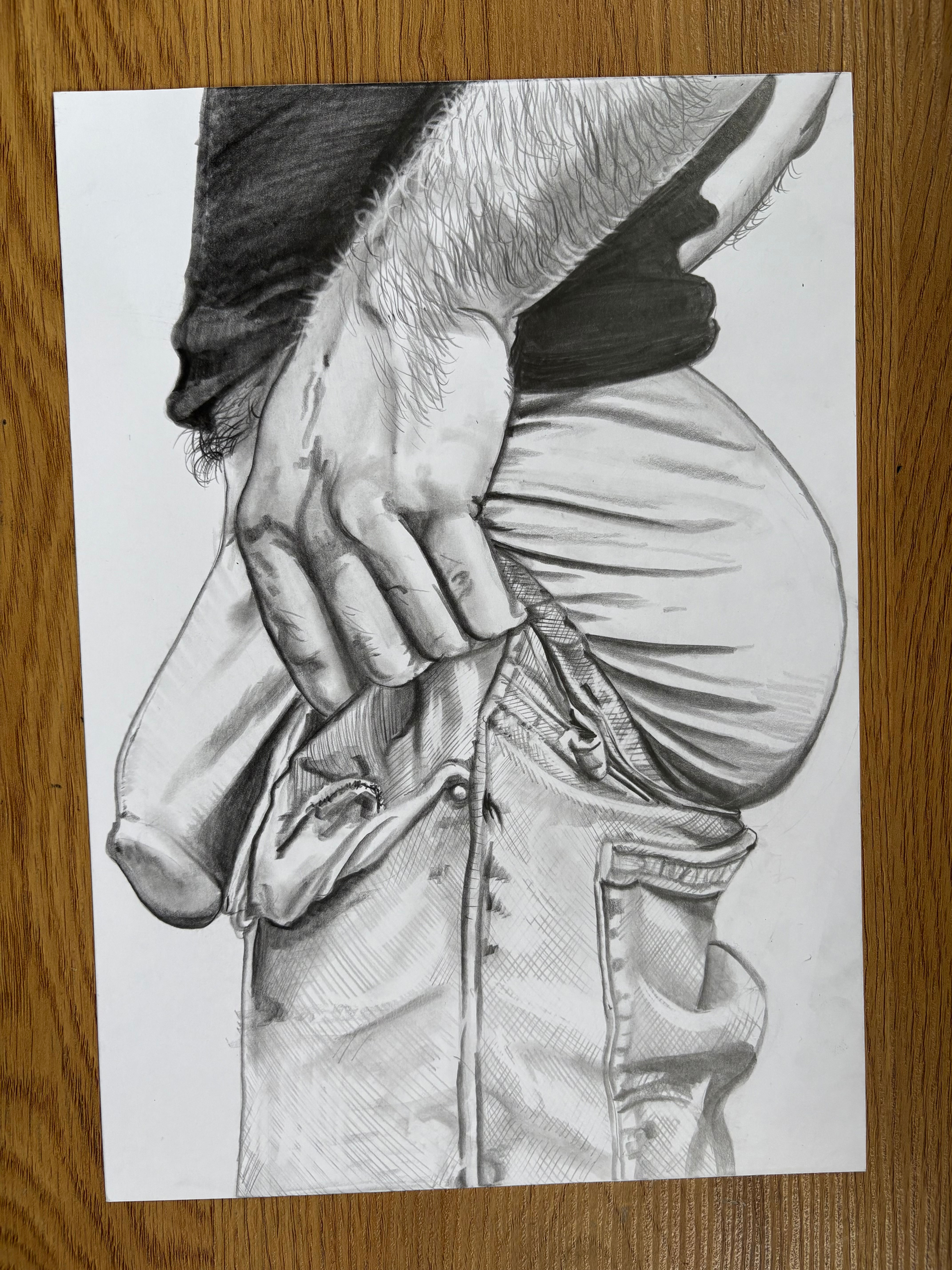 Show Me, Original Signed Drawing 8.27" x 11.69" 200gsm