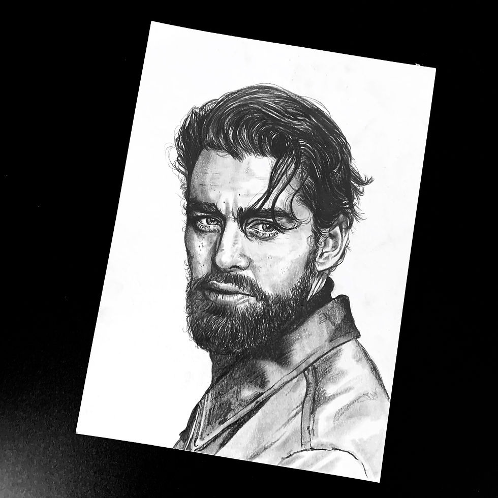 Sterling A4 Original Signed Drawing 8.27" x 11.69" 200 gsm B