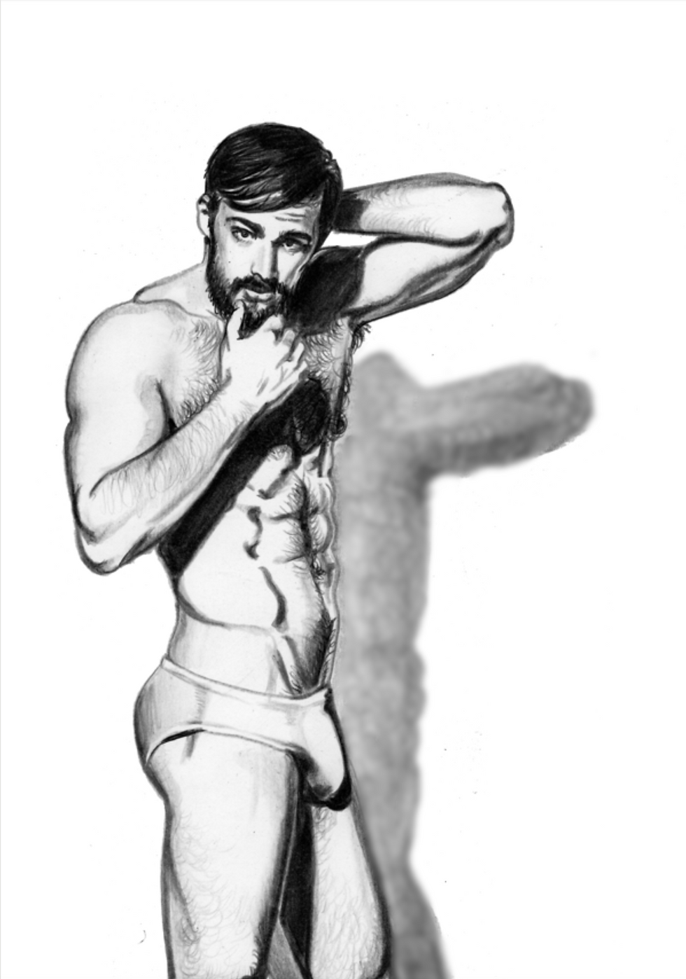 In Blue III (B/W) - Various sizes available on Giclee Hahnem German Etchi