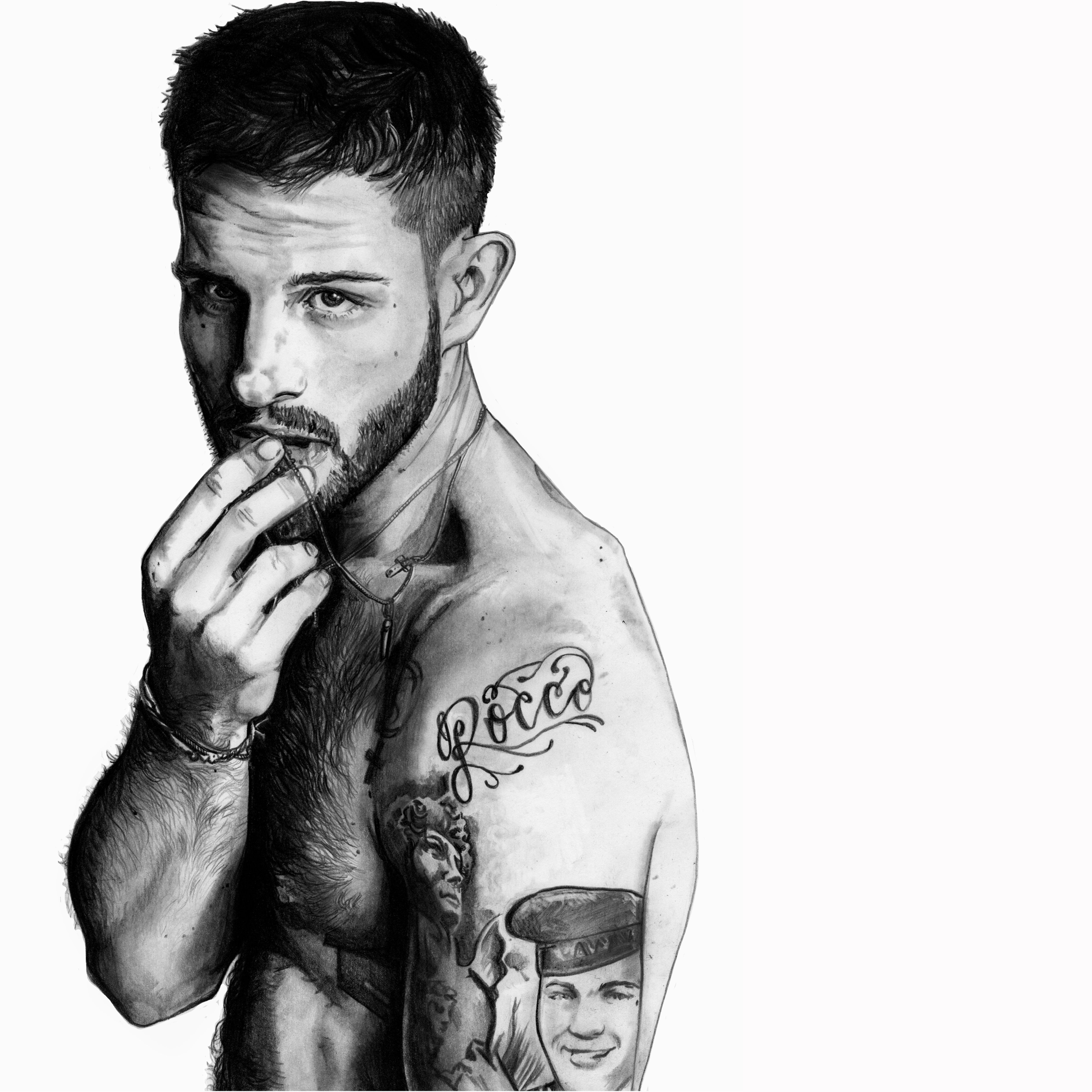 Nico II- Various sizes available on Giclee Hahnem German Etchin