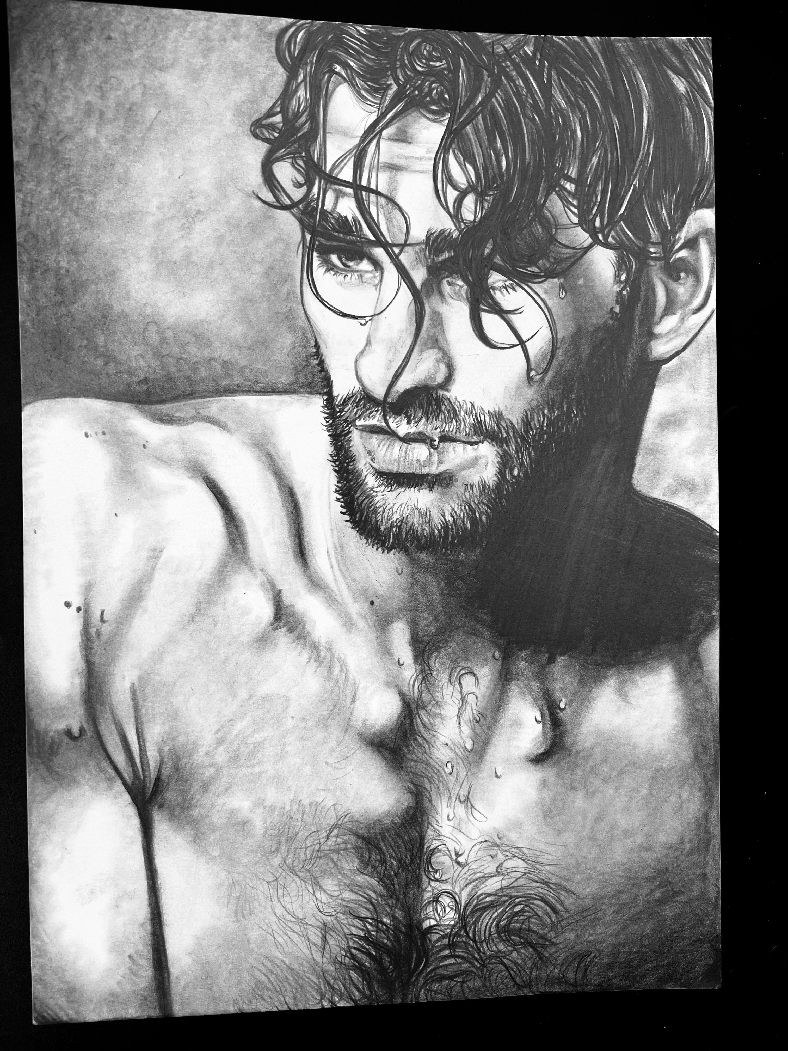 Chris S, A4 Original Signed Drawing 8.27" x 11.69" 200gsm