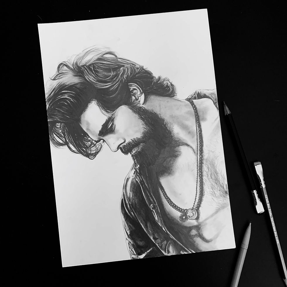 Remember A4 Original Signed Drawing 8.27" x 11.69" 200 gsm B