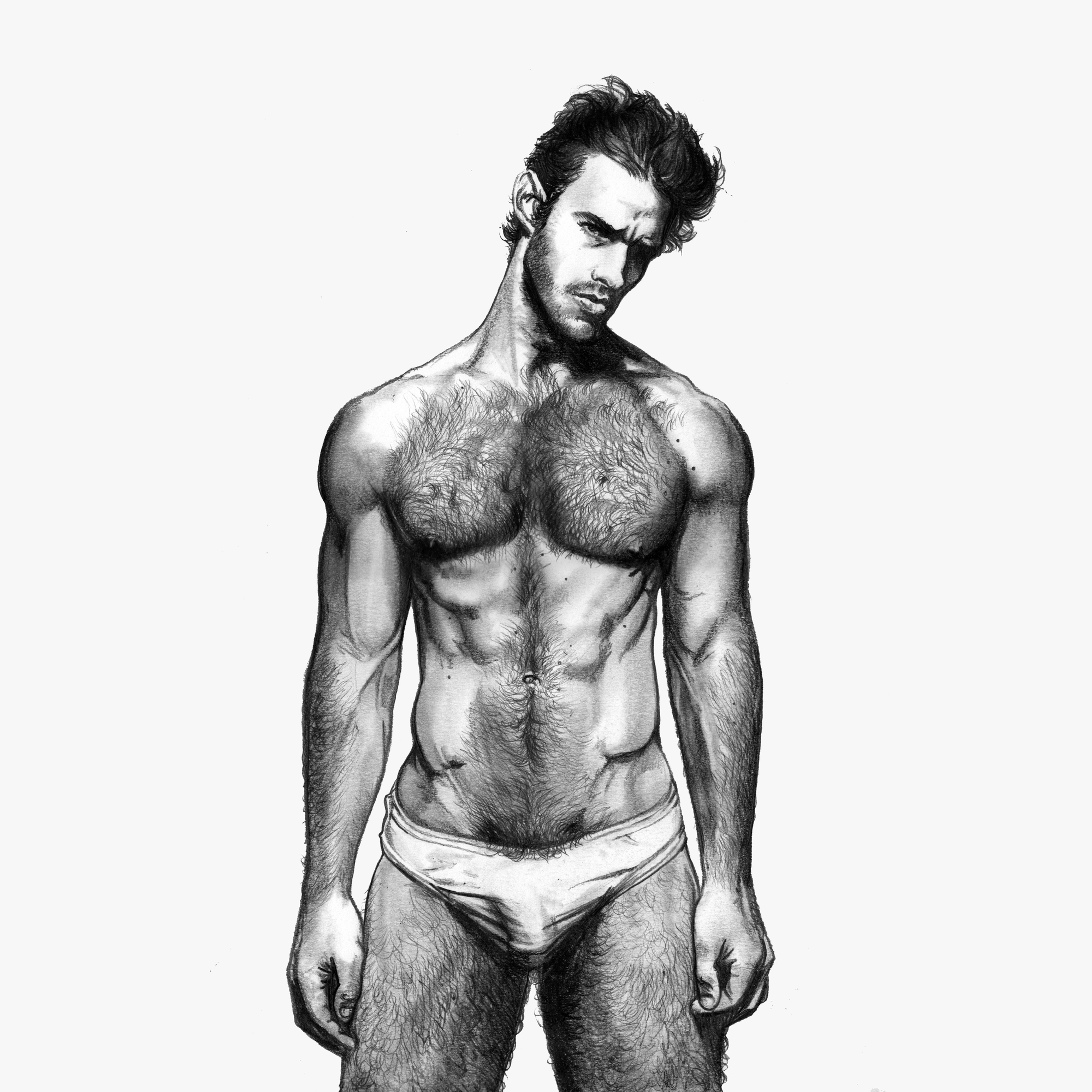 Brett - Various sizes available on Giclee Hahnem German Etching Paper