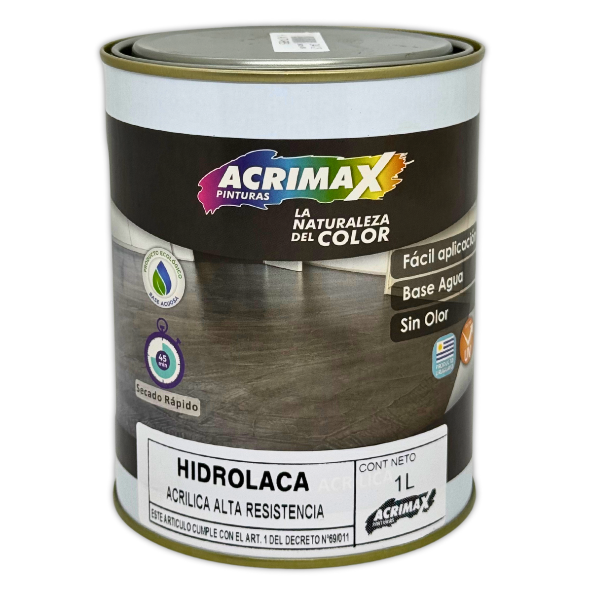 Hidrolaca Plastificante Acrilico Alta Resistencia Acrimax