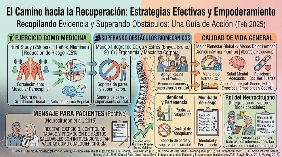 Recurrencia del dolor lumbar — ¿Por qué vuelve y cómo prevenir las recaídas?