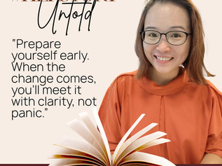 Woman smiling in orange top