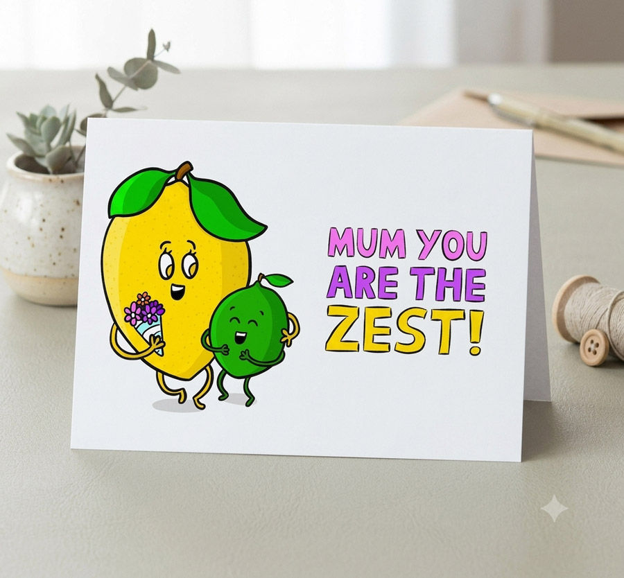 cute mum birthday card