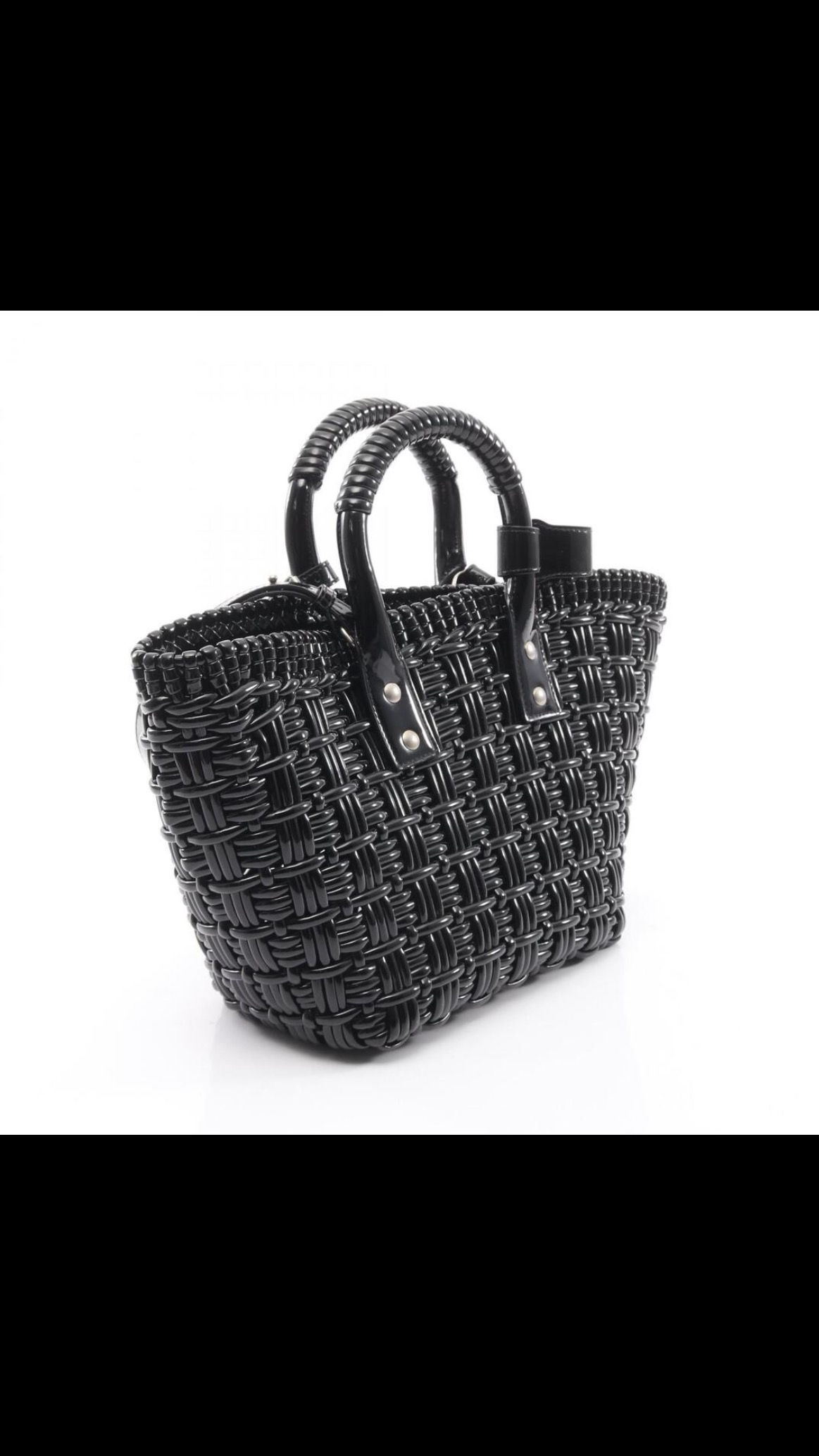 BALENCIAGA Bistro XS Basket Bag