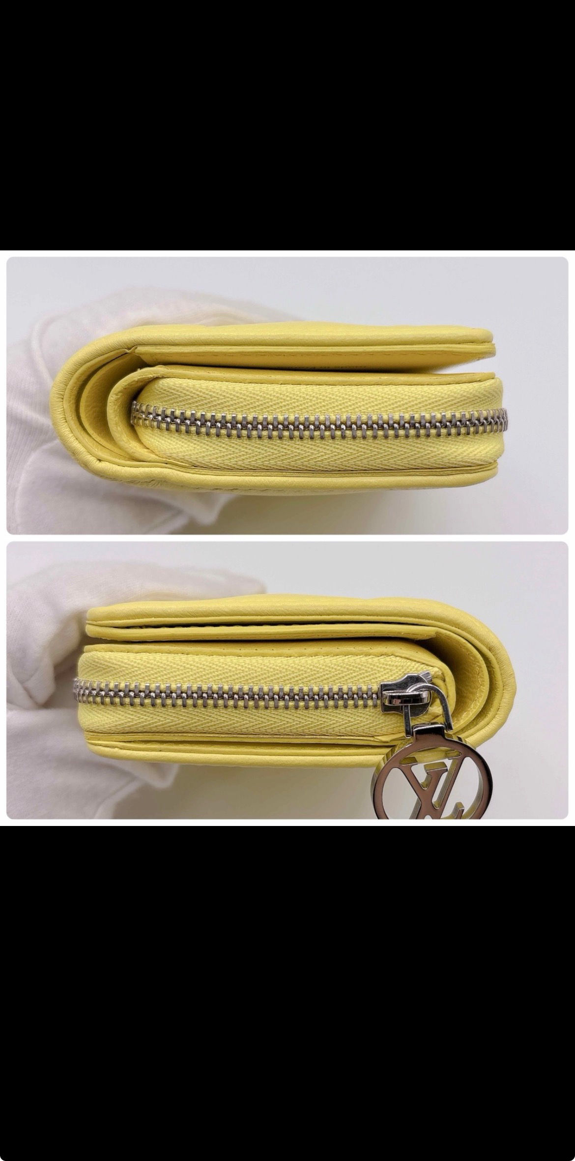 limited edition Louis Vuitton Coussin Portefeuille Lou yellow wallet