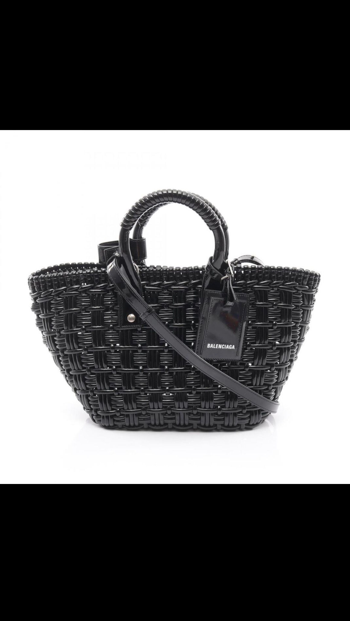 BALENCIAGA Bistro XS Basket Bag