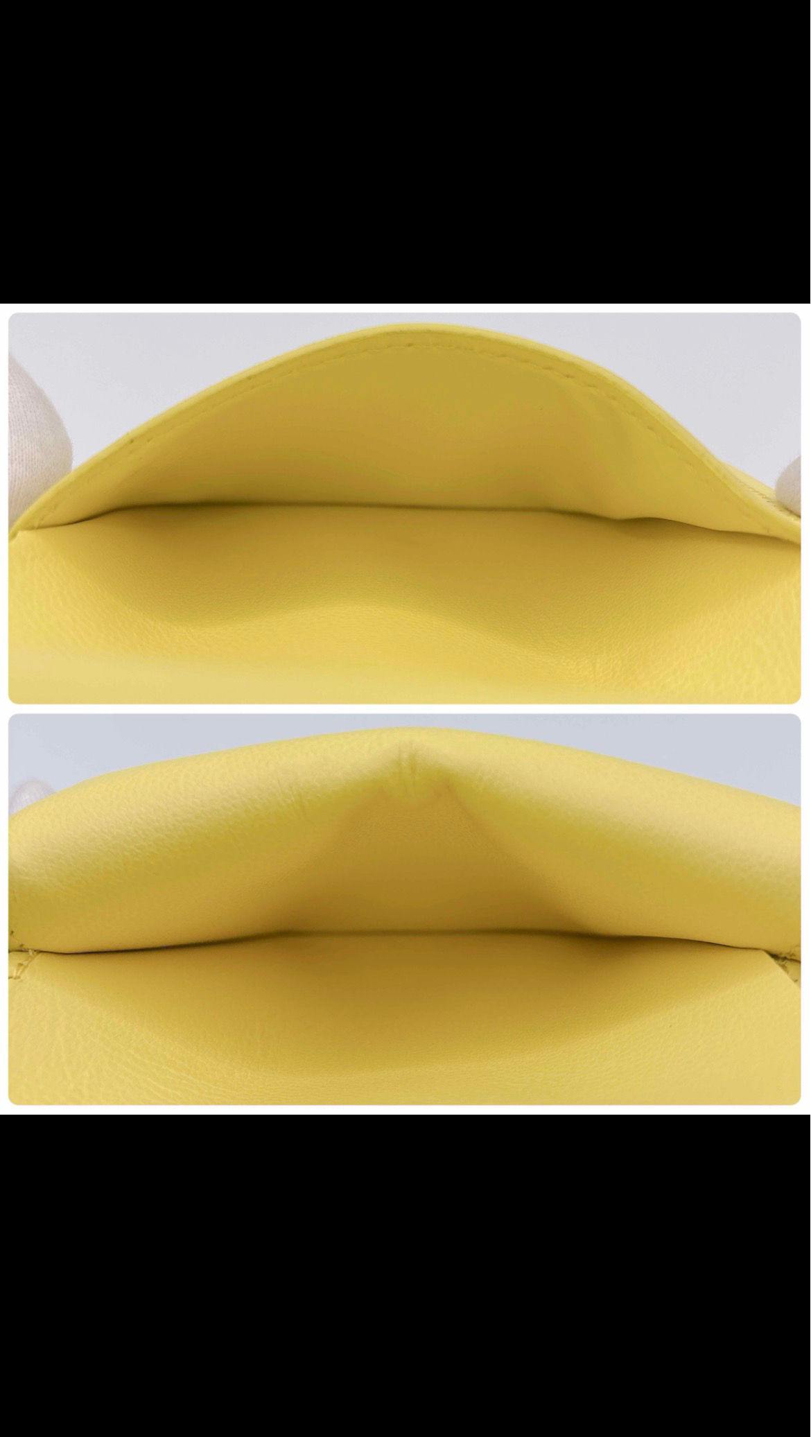 limited edition Louis Vuitton Coussin Portefeuille Lou yellow wallet