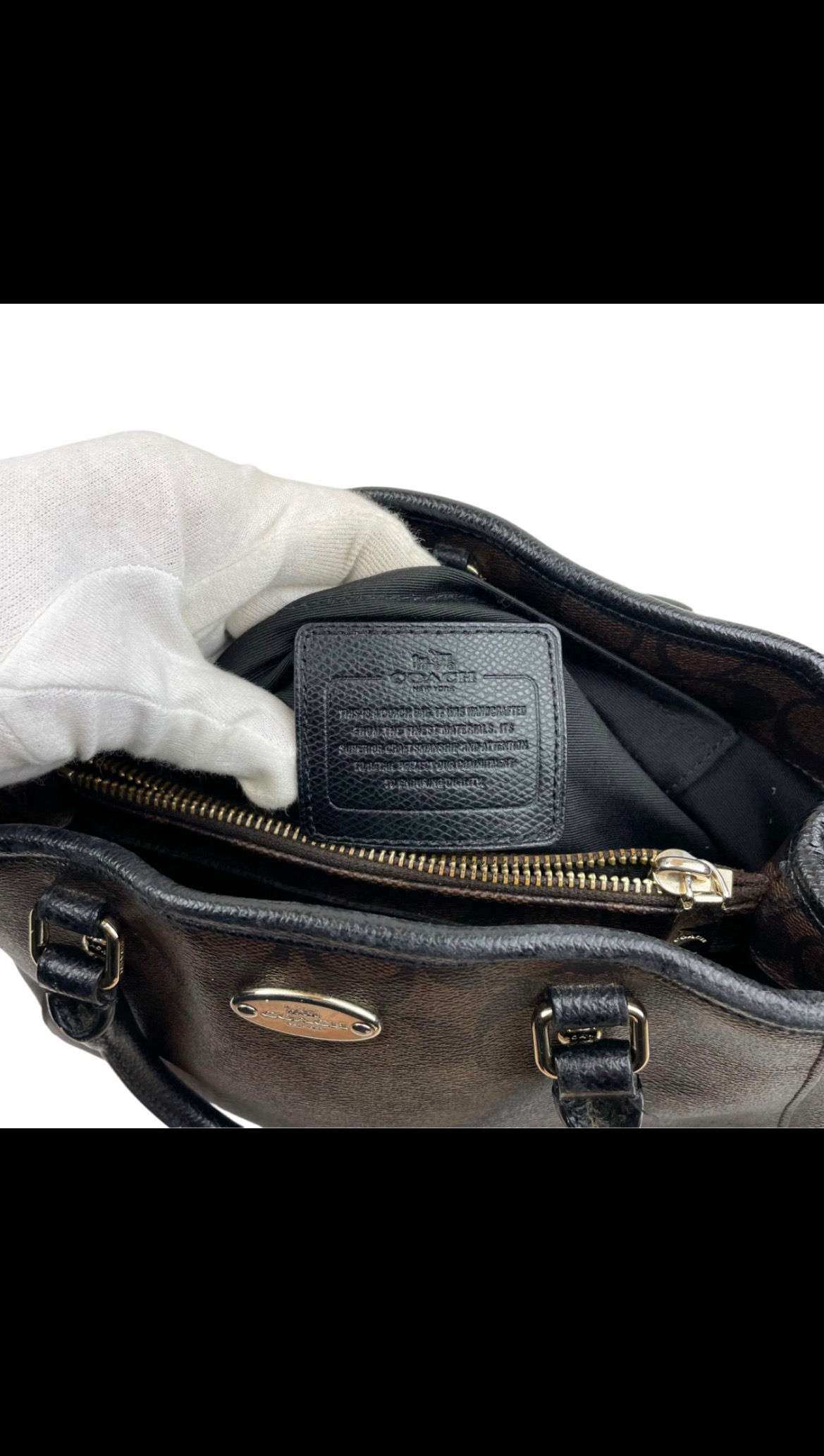 COACH Signature PVC Tote/Handbag