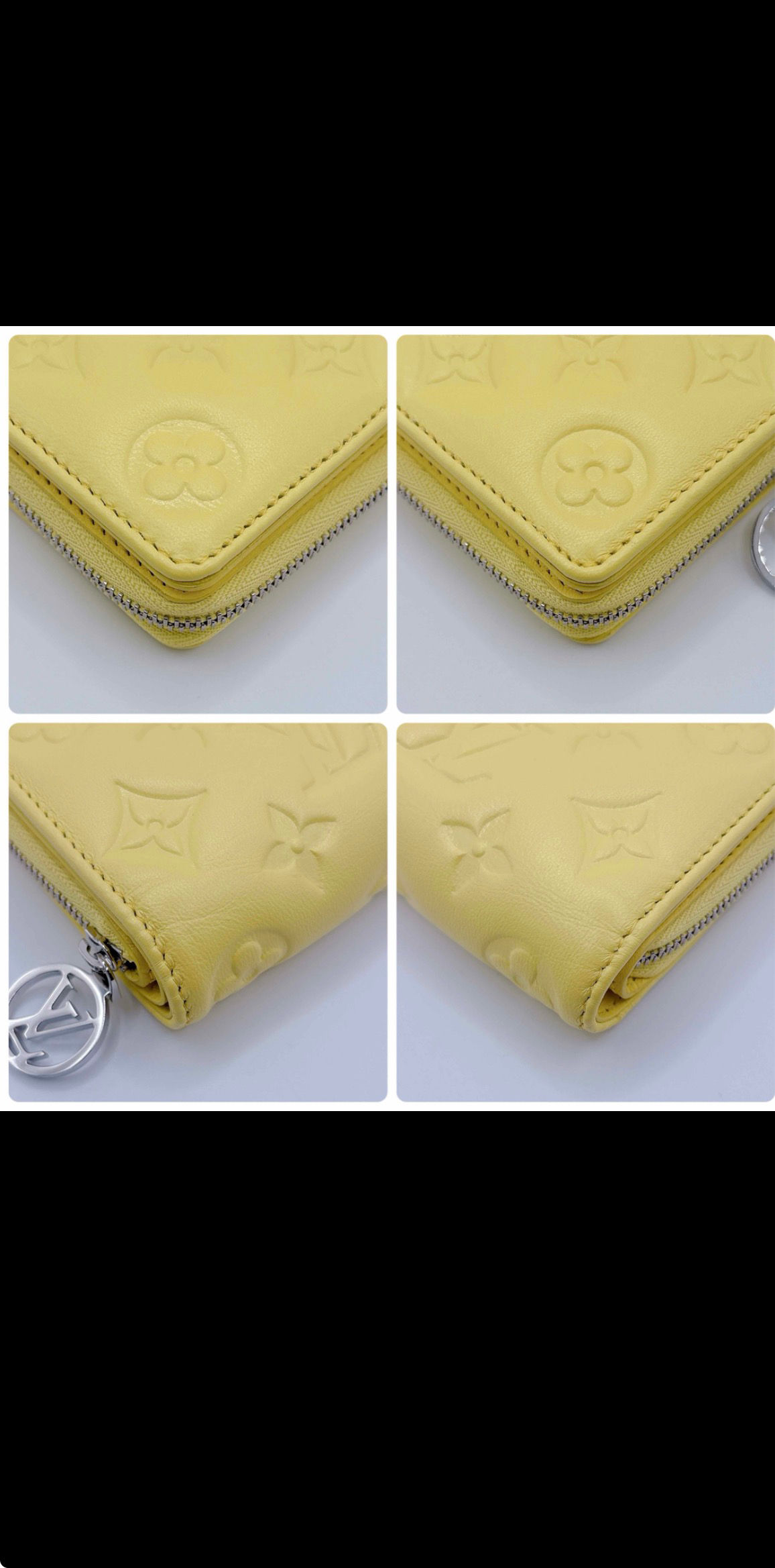 limited edition Louis Vuitton Coussin Portefeuille Lou yellow wallet