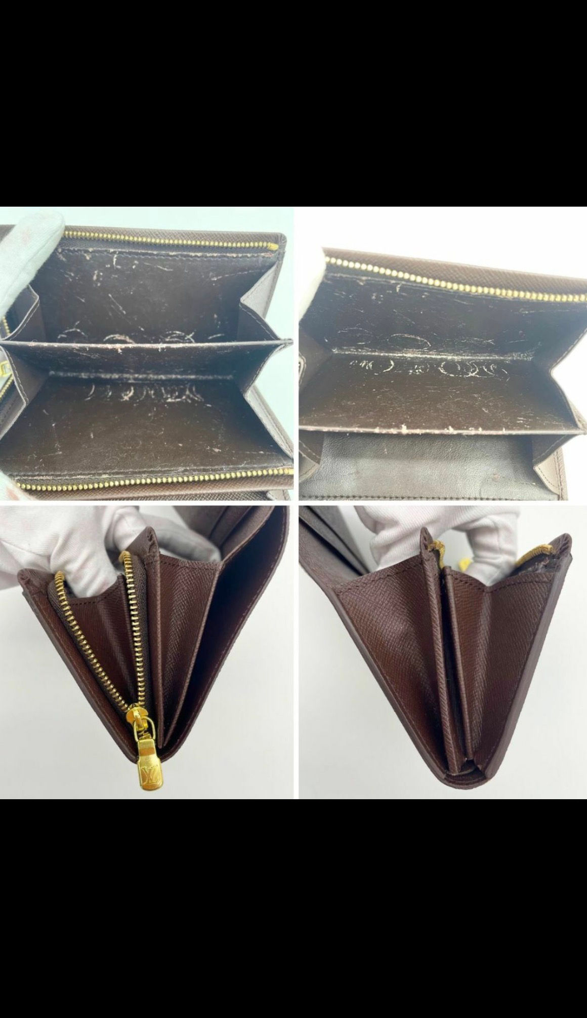 Louis Vuitton Damier Portemonnaie Bi-fold Wallet