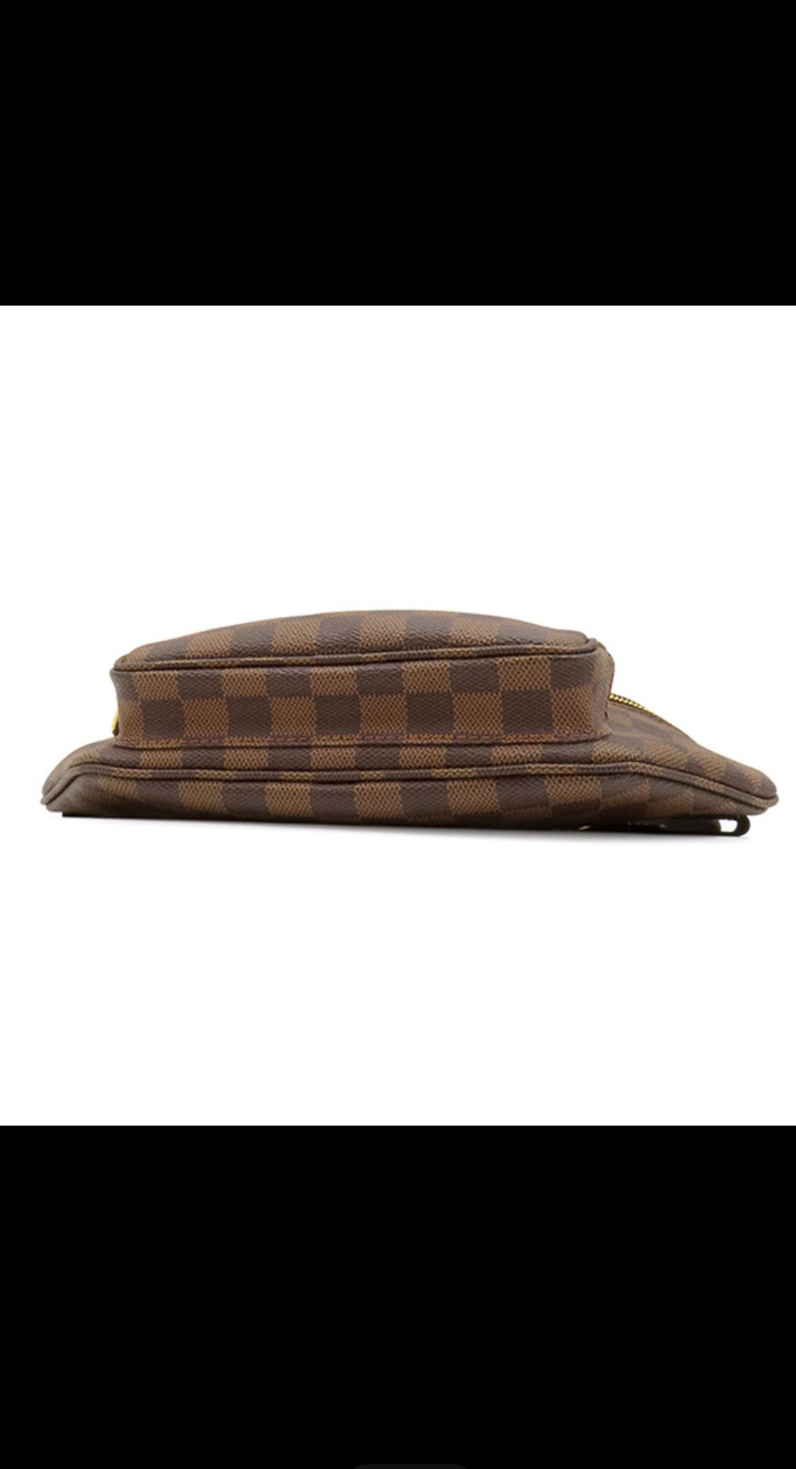 Louis Vuitton Melville Body Bag, Damier Canvas, Damier Ebene, Gold Hardware, Bro