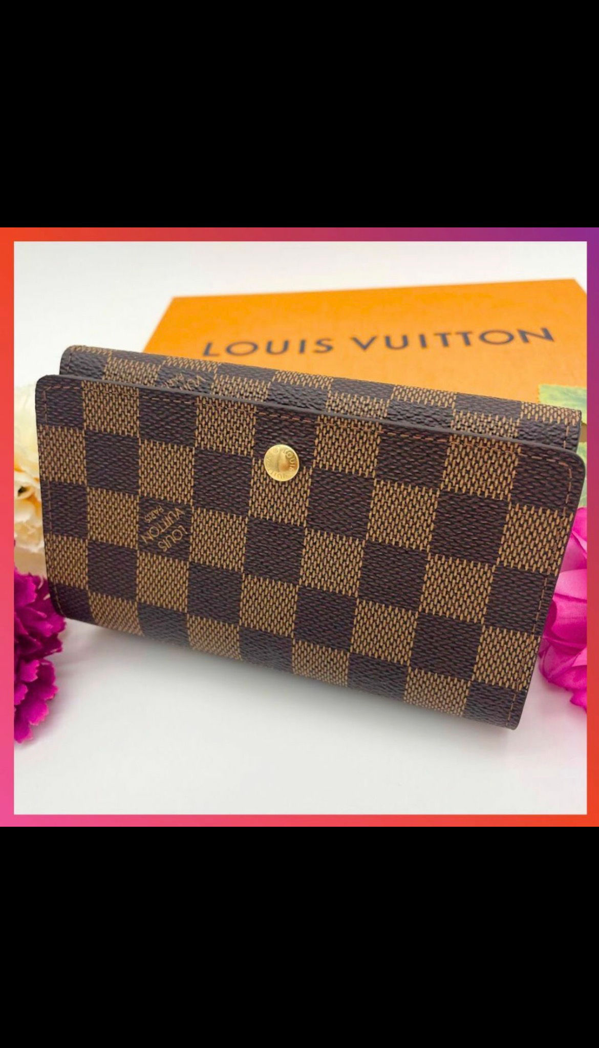 Louis Vuitton Damier Portemonnaie Bi-fold Wallet